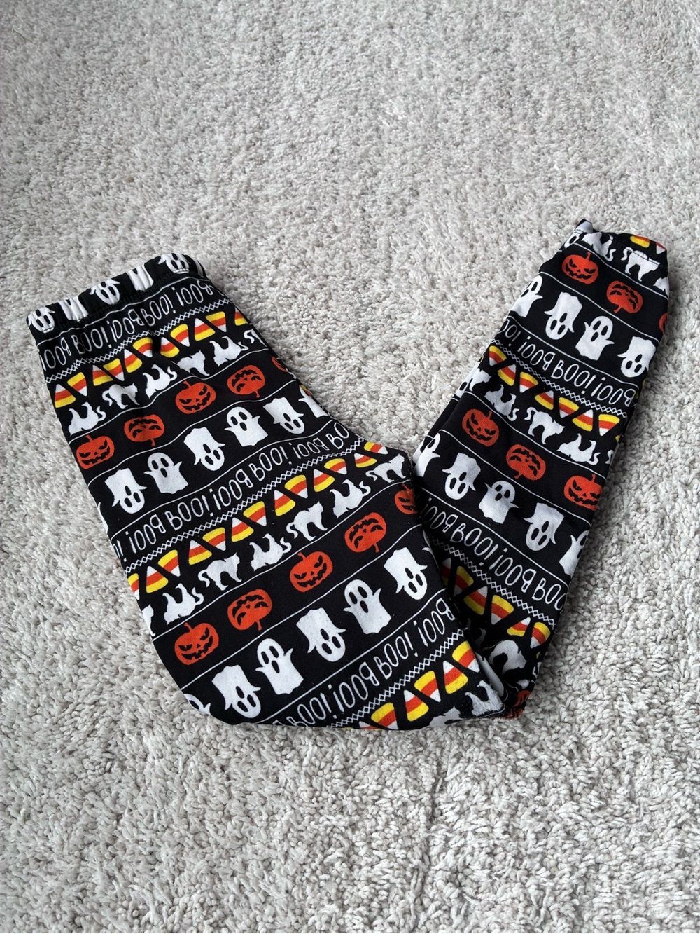 🎆🎇3for$9 Girls Halloween Fleece Leggings - - Picture 2 of 4